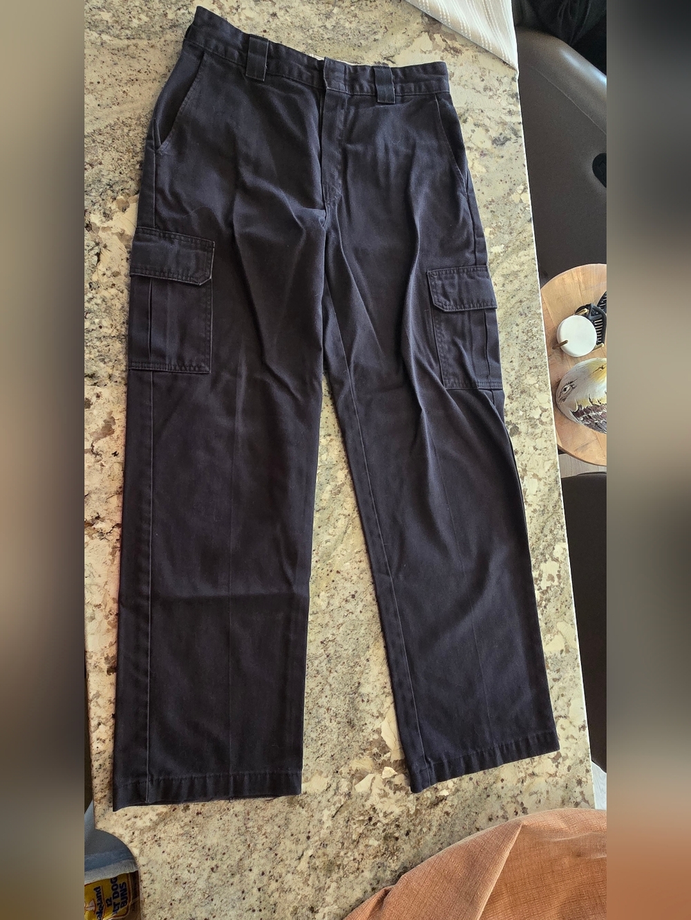 Dickies Men's Black Cargo Pants - Classic Utility Style